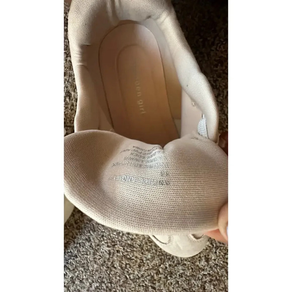 Madden Girl Angiee Sneakers - Women's Beige Lace-Up Platform Sneakers, Size 10 - Picture 16 of 16